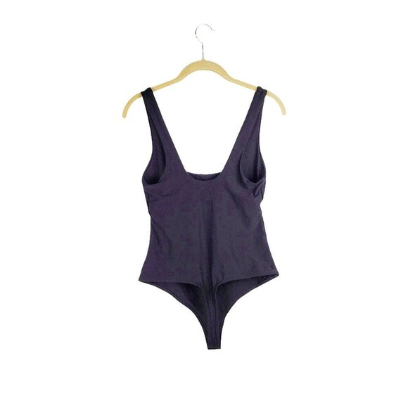 Alix NYC Mott Black Scoop Neck Thong Bodysuit Tank Womens Size Medium - Picture 5 of 10